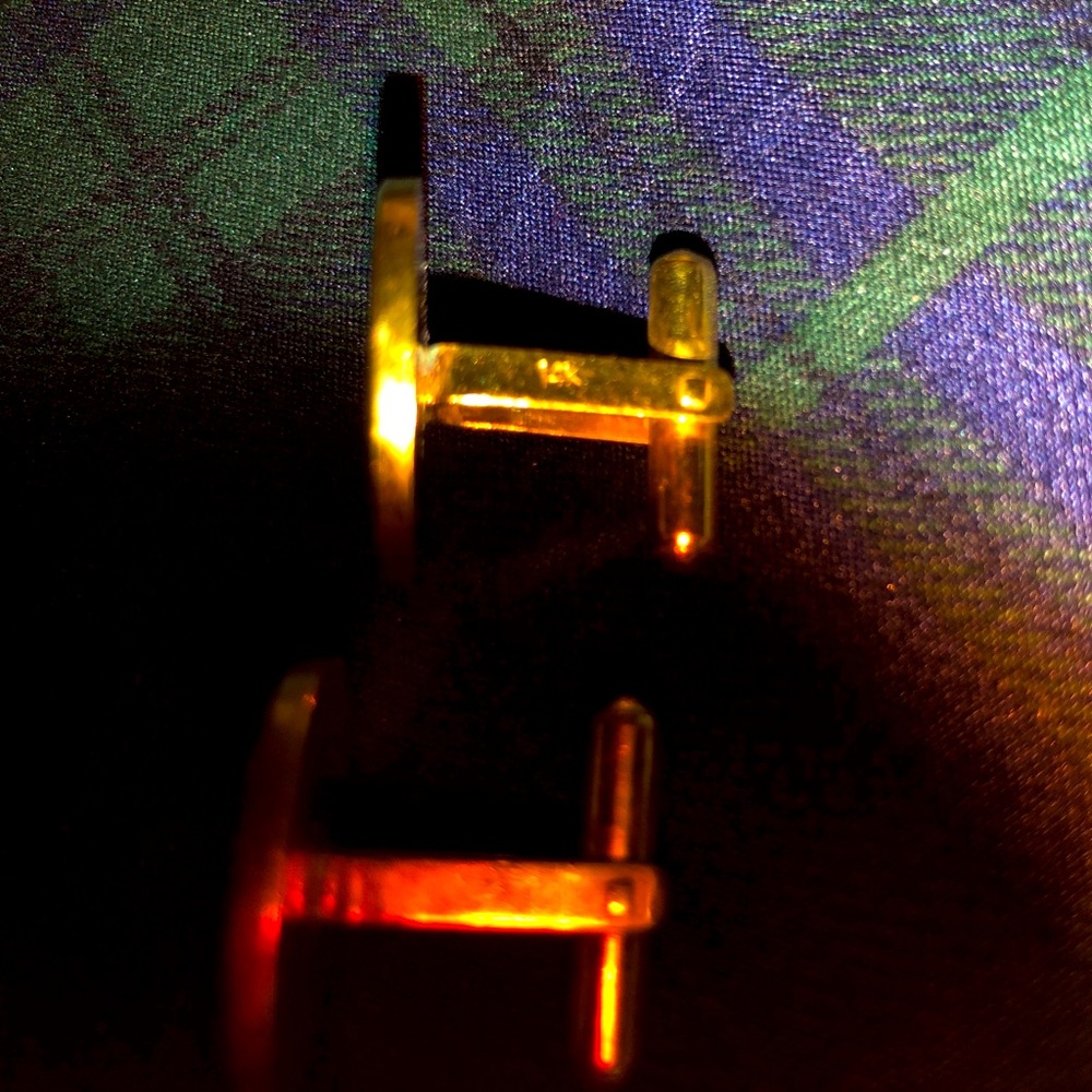14k gold cufflinks-vintage